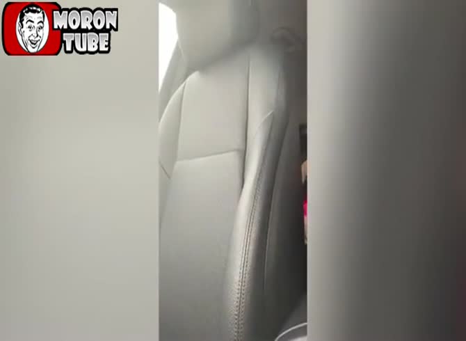 Video :A female is caught masturbating in the rear of an Uber driver's car
